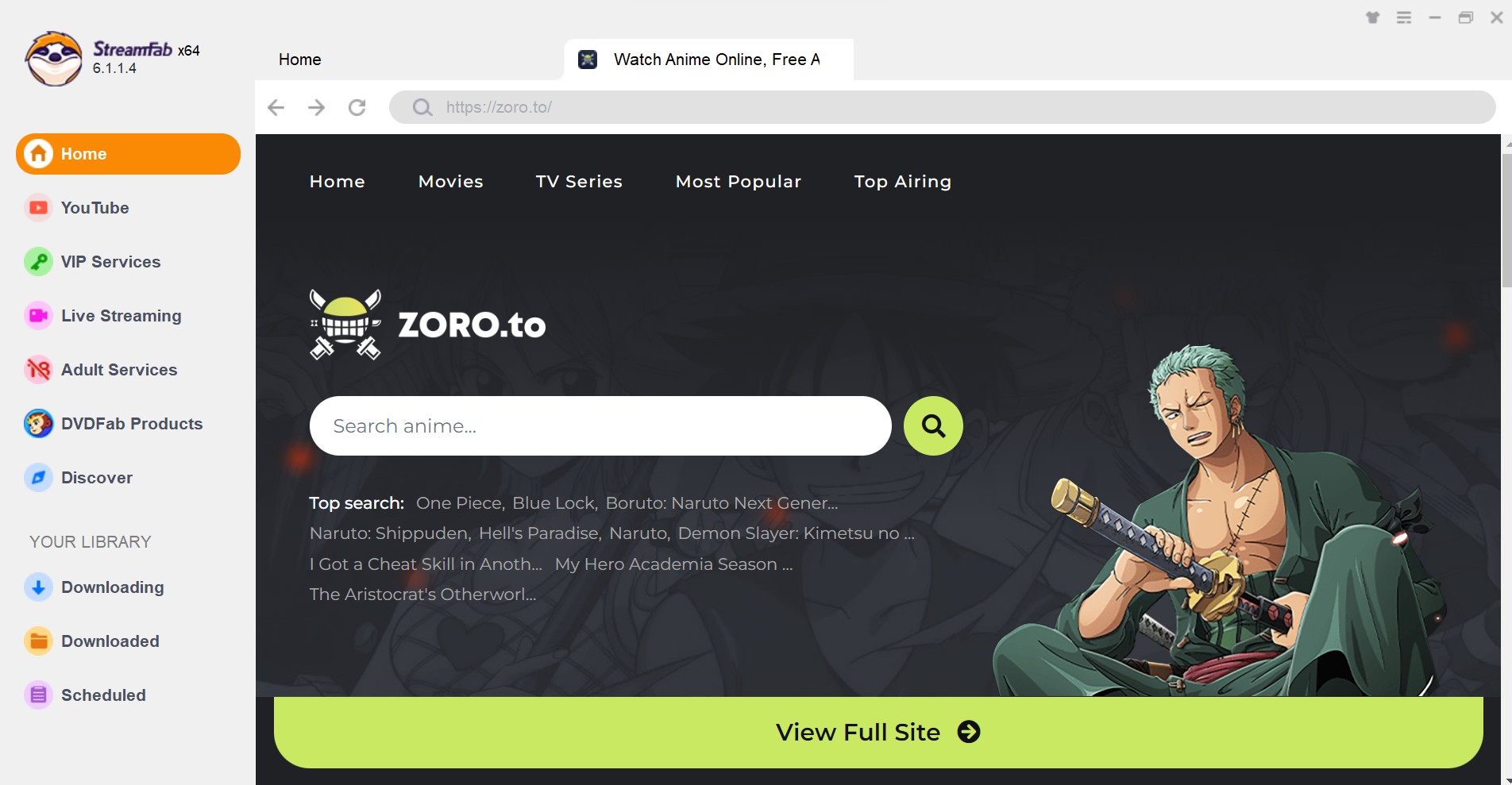 About Zoroto  The Better Anime App Google Play version   Apptopia