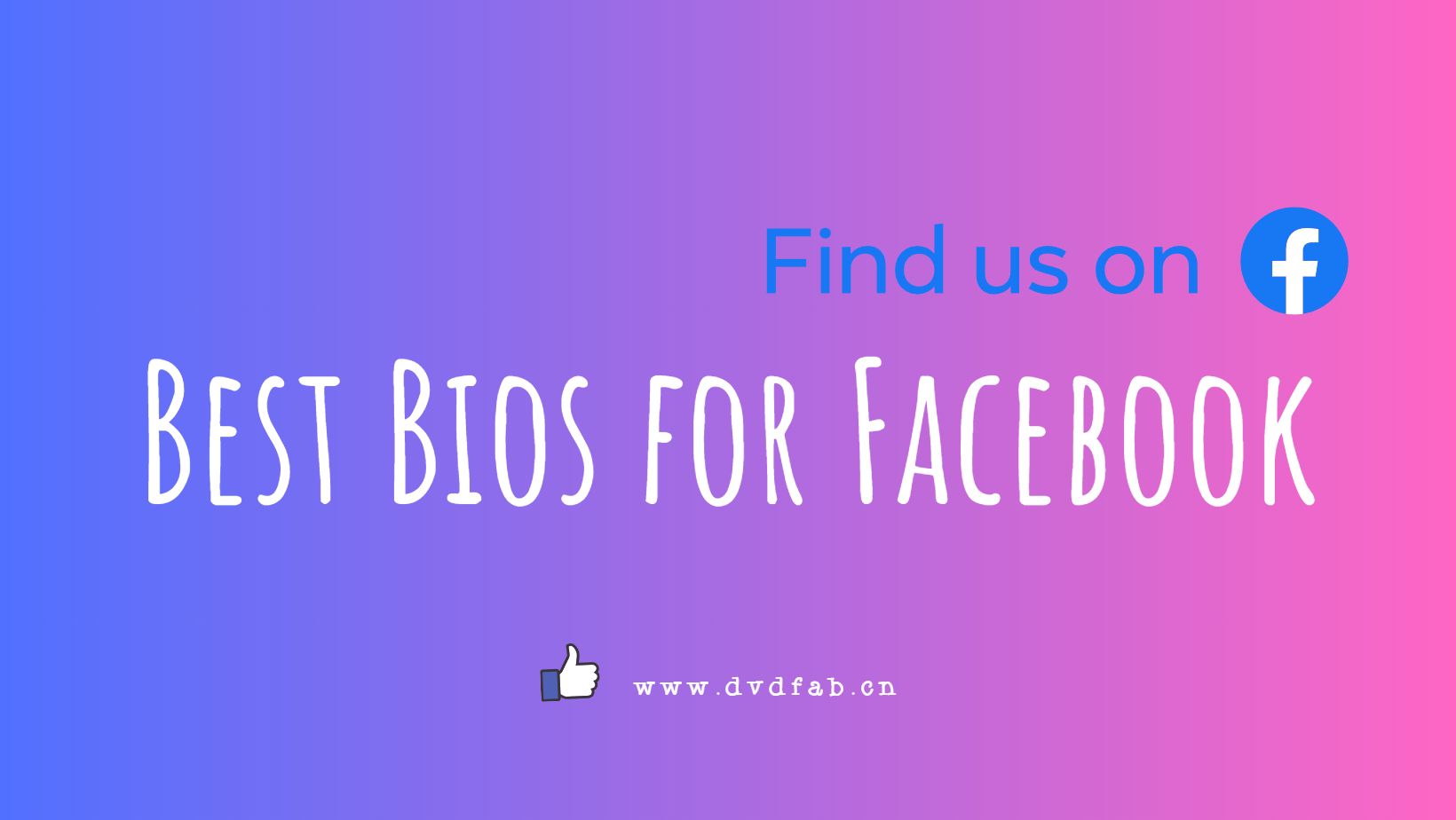 200+ Unique Facebook Bio Examples to Inspire Your Profile