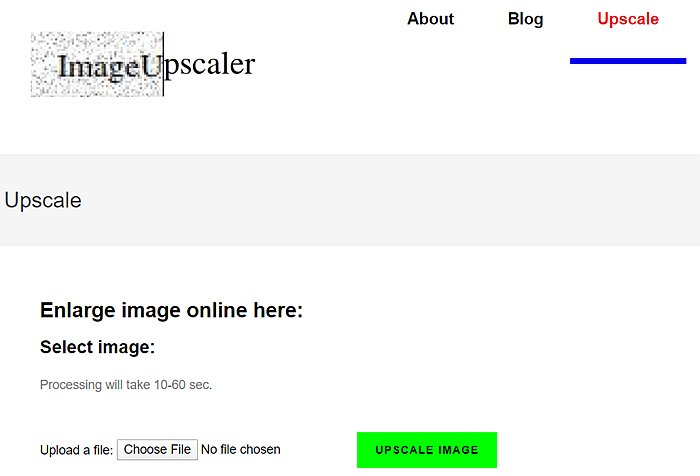 online image upscaler free