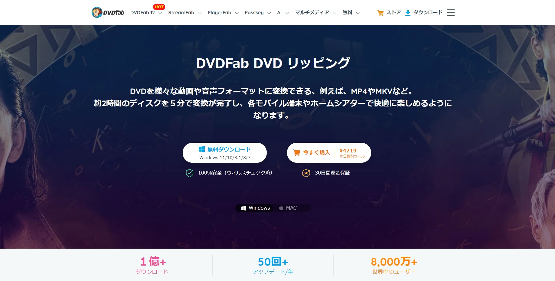 DVD iPhone 取り込み