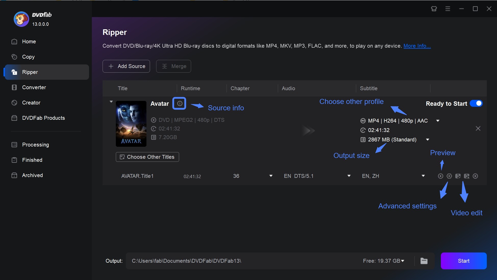 How to Use DVDFab Blu-ray Ripper