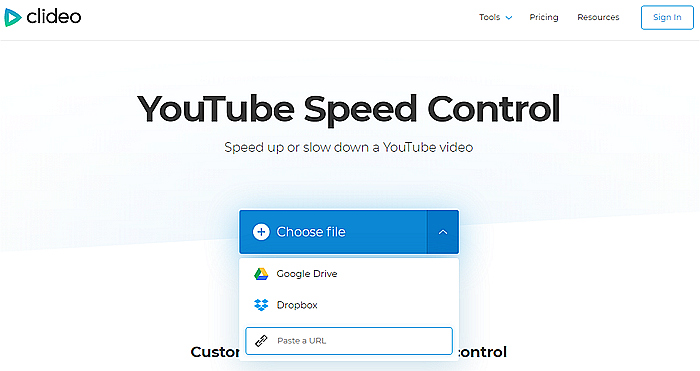 speed up video online no watermark