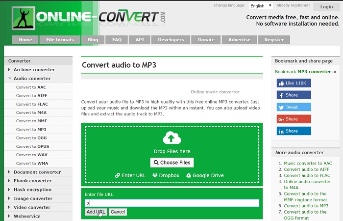 online url converter to mp3