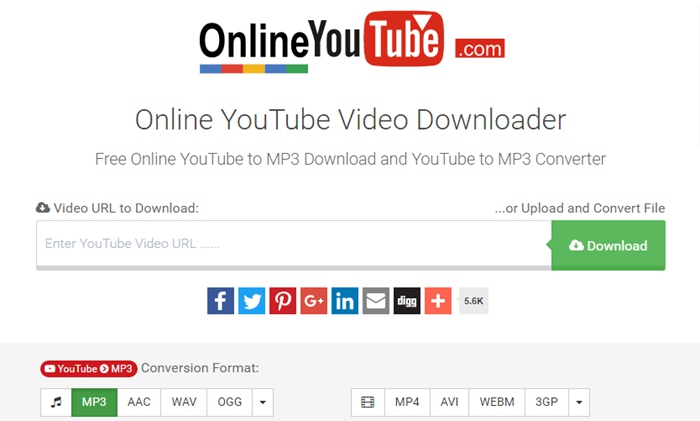 download online converter youtube video